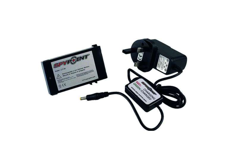 Spypoint Lithium Battery and Charger for Wildlife Cameras